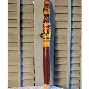 Vintage Matryoshka hand-paintedwooden doll pencil